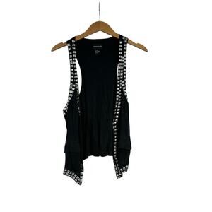 Black Studded Vest